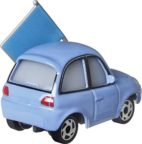 Дизни автомобили играчки Die-Cast Matthew True Blue McCrew, 1:55 Scale Fan омилен лик возило за забава и забава за раскажување приказни, подарок