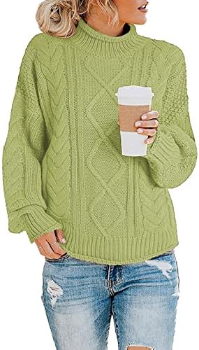 Дами густа линија половина од џемпер со цврста боја, цврста боја мода, обичен плетен џемпер женски кардиган