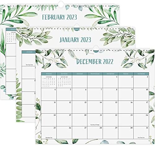 Естетско зеленило 2023 Wallиден календар - Совршен календар за лесно планирање - прекрасен календарски декор за подобрување на вашата кујна