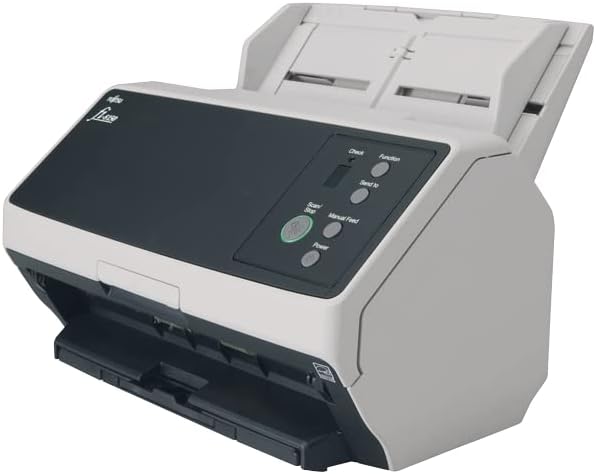 Скенер за документи Fujitsu Fi-8150, ADF A4 Duplex USB 3.2 Мрежа овозможена скенер за Mac и компјутер, 50ppm/100IPM