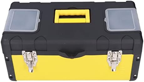 Голема преносна алатка, алатка за поправка на хардвер, пластична кутија за складирање на железо, организатори SK - 1159‑15 14,2 x 7,5 x 7.1in