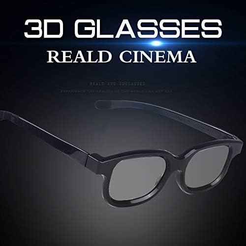 Гелет 3Д Филм Очила Пасивни Унисекс Три-Д Очила Реал-Д Поларизирани Кино Очила