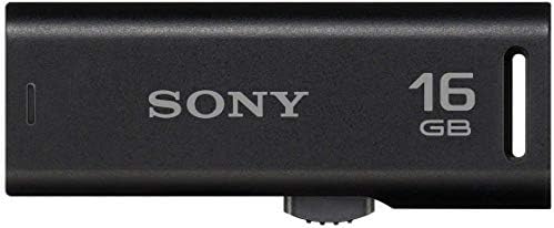 Sony USM16GR 16GB MicroVault USB флеш -уреди со приклучок за приклучок, црна