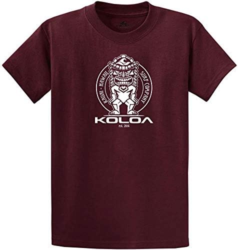 Маици со памучни маици со лого на Колоа, во редовни, големи и високи големини
