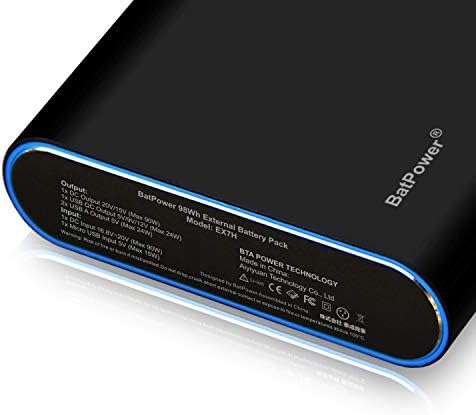 BATPower EX7H 98WH лаптоп банка за напојување компатибилна со HP Pavilion Envy Specter Split Slatebook Chromebook Preambook Elitebook