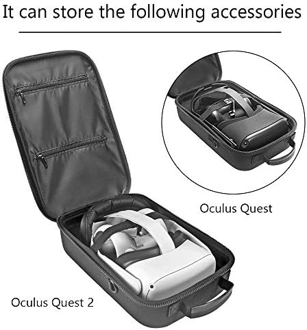 Fslove FANGSHUILIN Нова Ева Тешко Патување Заштити Кутија За Складирање Торба За Носење На Капакот Одговара За Oculus Потрагата 2/Oculus Потрагата