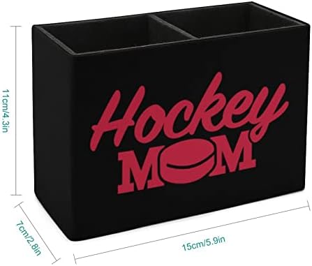 Hockey Mom Mom Pencil сопственик на мултифункционално десктоп пенкало за десктоп канцелариски организатор за канцеларија дома една