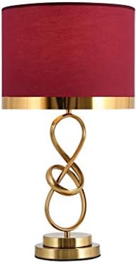 Lyе ламба за свадбени подароци за свадбена ламба Спална соба свадба соба мираз ламба долго светло црвена креативна едноставна