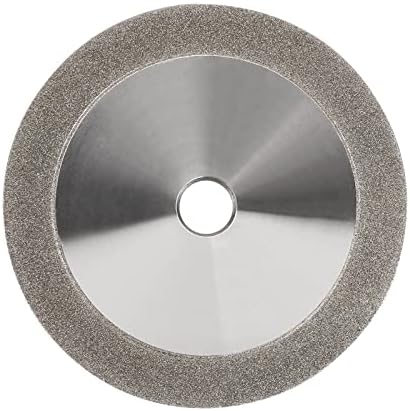 Мелење диск 3 инчи 78мм рамен дијамант Абразивно тркало за мелење, за диск за мелница за сечење на датотеки со карбид 150 решетки со 10мм