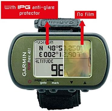 IPG Компатибилен Со Anti-Glare Garmin Foretrex 401 Пешачење GPS Невидлив Филм Екран Заштитник Заштитник Покритие Слободен Меур-Бесплатно