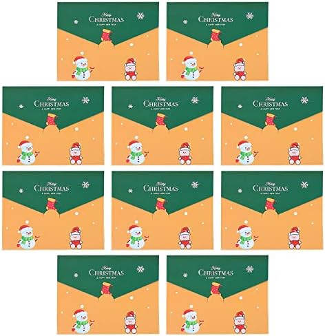 Божиќни Украси 10 ПАРЧИЊА Божиќна Картичка Кутија За Подароци За Подароци За Благодарност Рачно Напишани Роденденски Желби Самостојна Порака Картичка