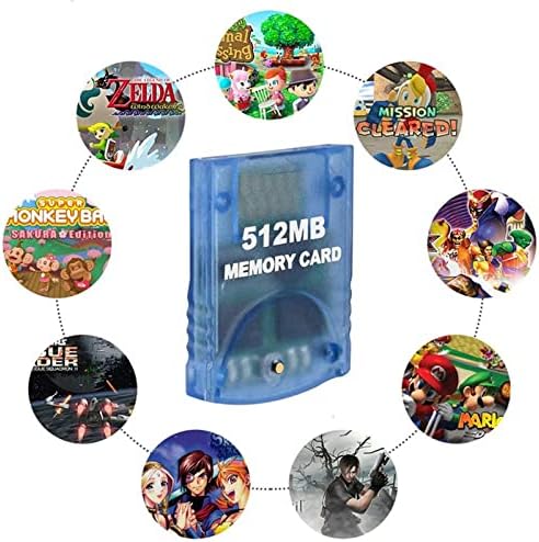 Сина Мемориска Картичка 512МБ Погодна За Wii/Gamecube/GameCube/NGC/GC