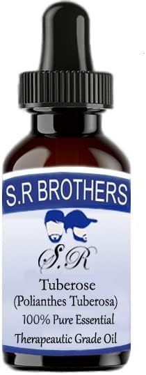 S.R браќа Tuberose чисто и природно есенцијално масло од одделение со капнување 100мл