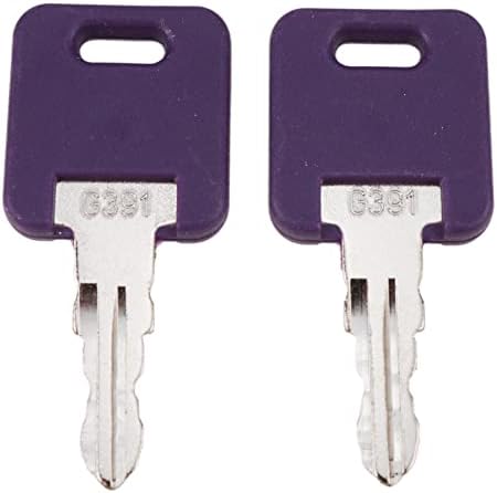 DVParts 2x RV Camper Keys G391 Компатибилен со Global Link Global Link, Bastec, Bauer, Lippert Components RV Стандарден багаж