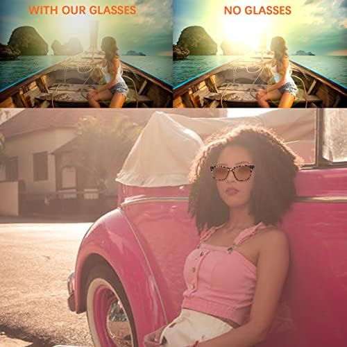 Stastend 4 Пак Бифокално читање очила за сонце за жени, очила за читатели на сонце UV400