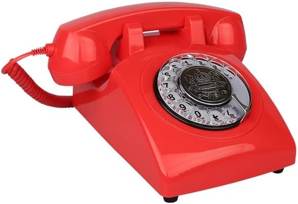 Mxiaoxia Европски антички гроздобер телефон жичен телефон старомоден американски ретро домашен телефон телефон мини телефон