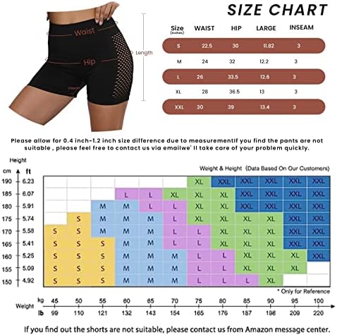 UnikStuffенски тренинг со јога шорцеви, лесна висока половината кревање плен велосипедисти шорцеви, панталони за теретани за жени