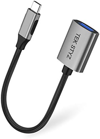 TEK Styz USB-C USB 3.0 адаптер компатибилен со вашиот ZTE Blade A31 Plus OTG Type-C/PD машки USB 3.0 женски конвертор.