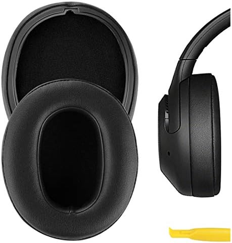 Geekria Quickfit протеин кожен замена на ушите за ушите за слушалки за ушите на Sony WH-XB900N, Делови за поправка на ушите на слушалките за