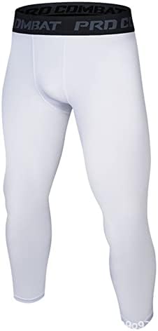 ФЛДИ машки атлетски 3/4 компресивни панталони Хупки за чаршавки за спортски бази на слоеви, кои работат панталони за тренингот