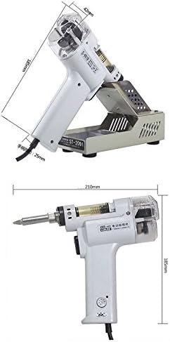 KOHSTAR 100W S-997P Електрична вакуумска пумпа за лемење за лемење со пиштол за лемење со пиштол