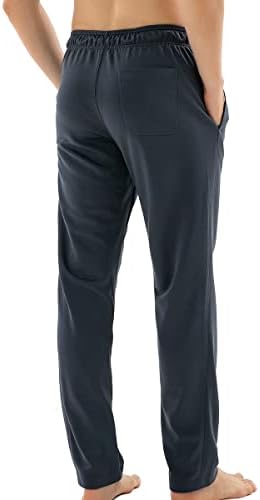 Pantsогер панталони за мажи Елсмор со џебови со патенти, лесен дише брзо суво пешачење, трчање на отворено спортски панталони