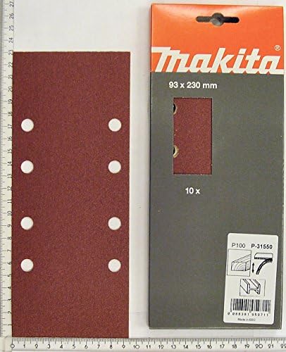 Makita P-31865 1/3 лист 100 решетка прободена абразивна хартија-мулти-боја