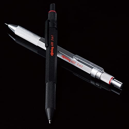 Изматете 600 3-во-1 разнобојно пенкало и механички молив, се префрлаат помеѓу 2 совети за фино точка на пенкало и 1 механички врв на молив,