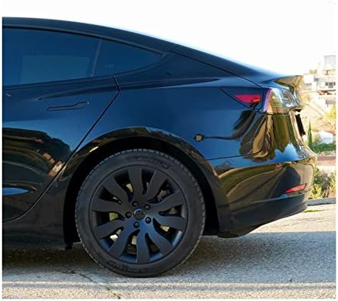 18 -инчен компатибилен со Tesla Model 3 Cover Wheel 3 Wheel 4PCS замена на перформансите на автомобилот HubCap Automobile Automobile
