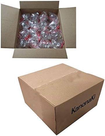 Канонаки кутија од 12 чисти пластични украси со топка - изгледот на стаклени украси