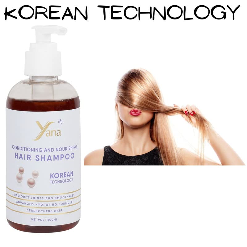 Јана шампон за коса со корејска технологија природен шампон за женска дневна употреба