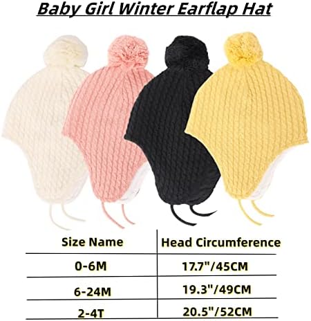 Дасмини бебе капа памучно дете девојче капаче кабел бебе плетено плетено капи, новороденче новороденче