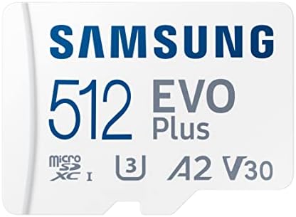 Samsung Evo Plus W/SD адаптер 256 GB Micro SDXC, до 130MB/s, проширено складирање за уреди за игри, таблети со Android и паметни