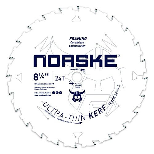 Алатки Norske Think kerf Ultra Fast Crosscutting Saw Blad со максимална ефикасност на батеријата NCSBT004 4-3/8''''x40T со 20мм арбор