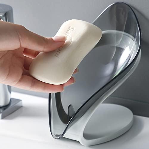 Сапун сапун сапун сапун сапун одвод за одводнување тоалет дренажа дупка бесплатна сапуница за складирање сапун кутија транспарентенгреј