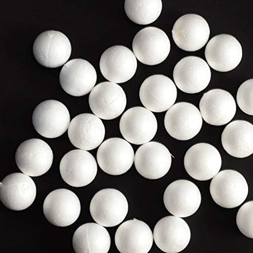 Amosfun 30 парчиња 8cm моделирање занаетчиски полистирен топки тркалезни сфери свадба декорација DIY работи
