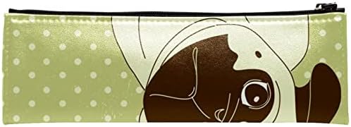 Тбуобт Торба За Шминка Патување Козметичка Торба Торбичка Чанта Чанта Со Патент, Цртани Животни Сакам Мопси