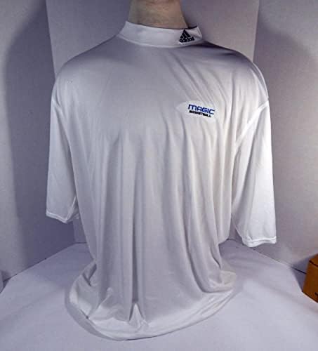 2008-09 Тимот на Орландо Меџик издаде кошула за вратот на белата желка 3XL DP42859 - НБА игра користена