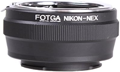 Адаптер за монтирање на леќи FOTGA за Nikon AI/AI-S F монтирање на леќи компатибилни со Sony E-MOUNT NEX5T NEX6 NEX7 NEX7 NEX-F3 A6100