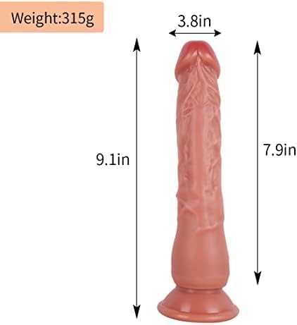 Не-вибрирачки алатка за масажер рачен преносен вшмукување чаша жени играчки женски возрасни силиконски долга мека реална должина 9.060009