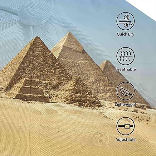 Гроздобер Голема Египетска Пирамида Печатена Бејзбол Капа,Прилагодлива Капа На Тато, Погодна За Трчање На Сите Временски Услови