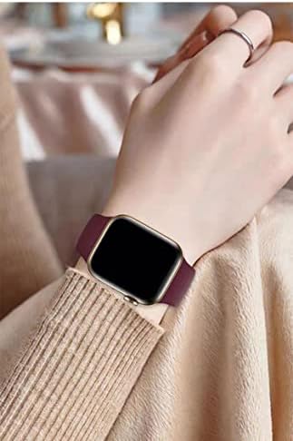 15пакувајте Бендови За Часовници Компатибилни за Apple Watch Band 38мм 40мм 42мм 44мм 45мм 49мм Жени Мажи, Мек Силиконски Ремен За Спортски