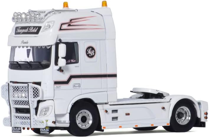 WSI за DAF XF Super Space Cab 4x2 Transport Bellot 1/50 Diecast Truck Pre-изграден модел