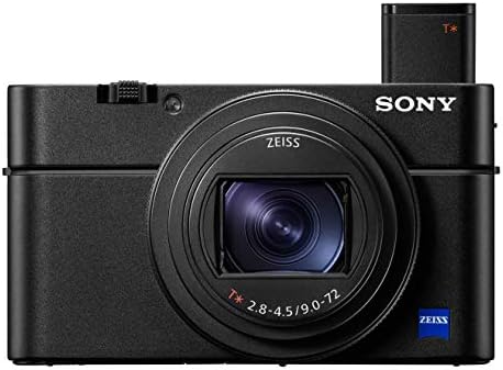 Sony RX100 VII Премиум Компактна камера со 1,0-тип рангиран CMOS сензор со премиум јакна кутија за RX100 серија дигитални сè уште камери