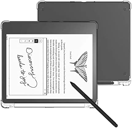 Dteck Случај За Kindle Scribe 10.2 - Јасен Заден Капак Издржлив Силиконски Тенок Лесен Тенок Заштитен Случај со [Држач за Пенкало] За Ослободување