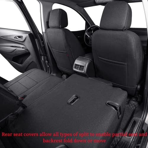 CoverDream Custom Seat Covers компатибилни со Select Chevy Equinox 2018 2018 2020 2021 2022 2023 Модели
