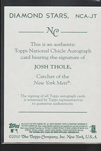Џош Тол 91/99 2010 Топс Национален Автограм-Сертифициран Автограм-Базука Назад [Автограм] нца-ЈТ