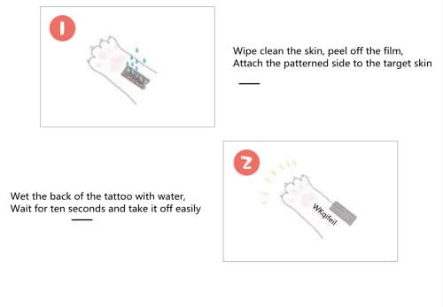 1 Листови Едноставна Налепница За Тетоважа Со Цветна Клучна Коска Водоотпорни Жени Долготраен Зглоб И Нога