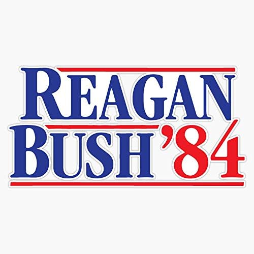 Реган Буш 84 налепница за винил браник 5 “
