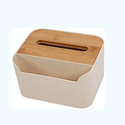 Jydqm пластична бамбус ткиво кутија бања трпезариска маса за складирање кутија за складирање со кутија за складирање кутија за декоративно
